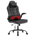BestMassage Gaming Chair Computer Desk Chair with Lumbar Support Upholstery and Rolling Swivel Chair Base for PC Gaming and Executive Use