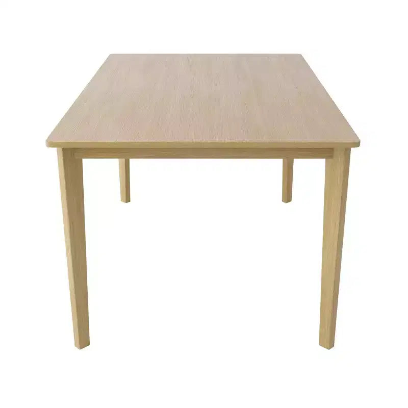 Table de salle à manger rectangulaire couleur bois naturel, table scandinave simple multifonctionnelle pour bureau à domicile