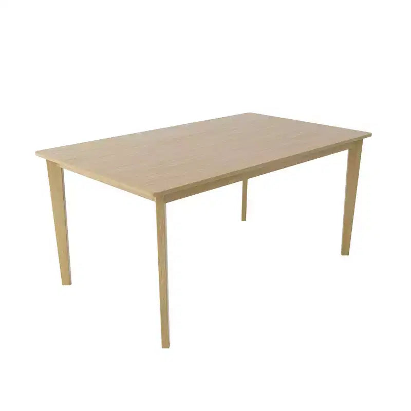 Table de salle à manger rectangulaire couleur bois naturel, table scandinave simple multifonctionnelle pour bureau à domicile