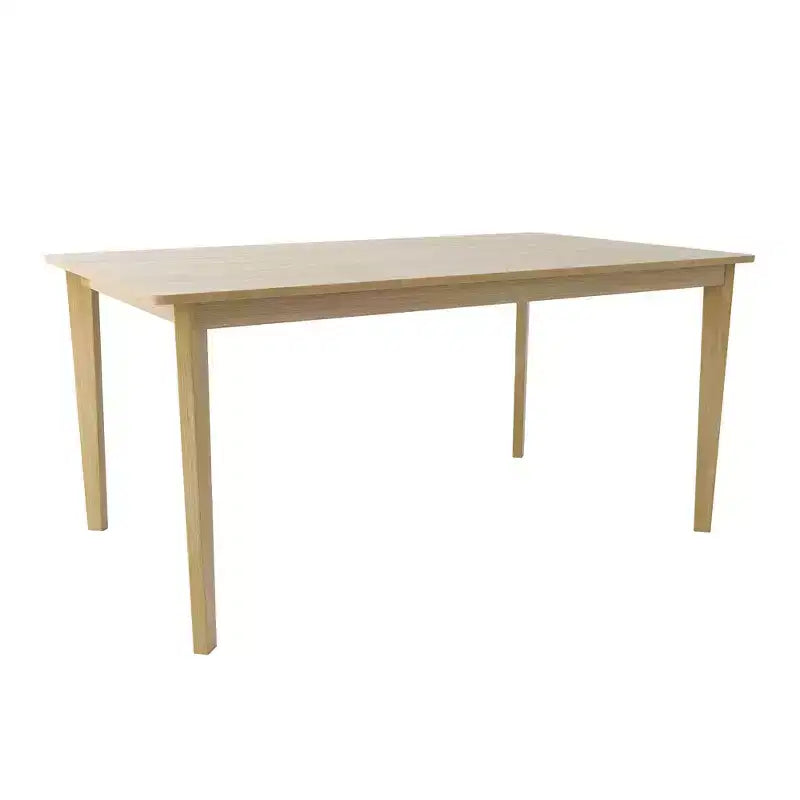 Table de salle à manger rectangulaire couleur bois naturel, table scandinave simple multifonctionnelle pour bureau à domicile