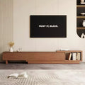 Luck Live Mid-Century Modern 78.74102.3 Extendable TV Stand with 3 Drawers, Textured Front Design & Modern Media Console for Living Room