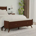 Flynn Bench, Walnut