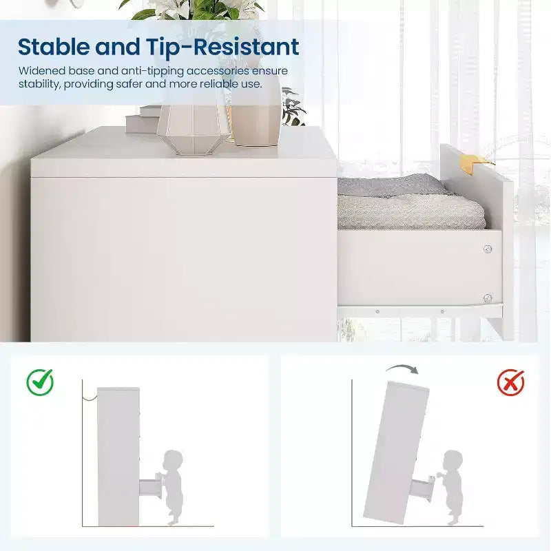 Commode haute à 5 tiroirs, commode moderne en bois avec glissières fluides et poignées métalliques dorées, armoire de rangement de 80 cm pour chambre à coucher, salon, entrée