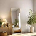 JIONJOY 16x59 Full Length Mirror, Shatterproof HD Glass Metal Frame, Floor/Wall Mounted for Bedroom Closet Entryway
