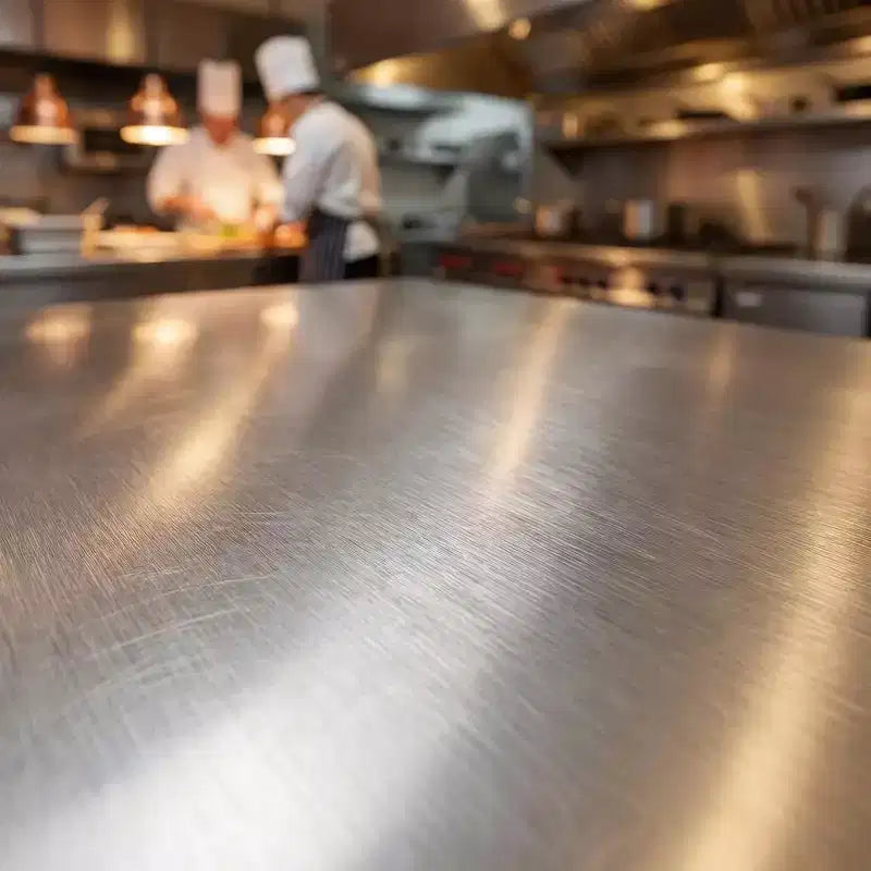 Table de travail robuste en acier inoxydable 60x30 avec étagère réglable, certifiée NSF, capacité de 236 kg, surface facile à nettoyer pour les cuisines commerciales et domestiques